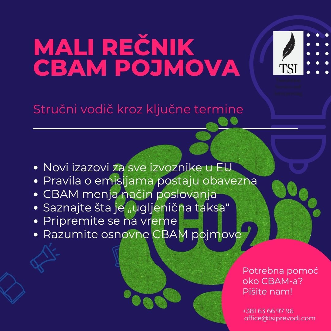 Mali rečnik CBAM pojmova