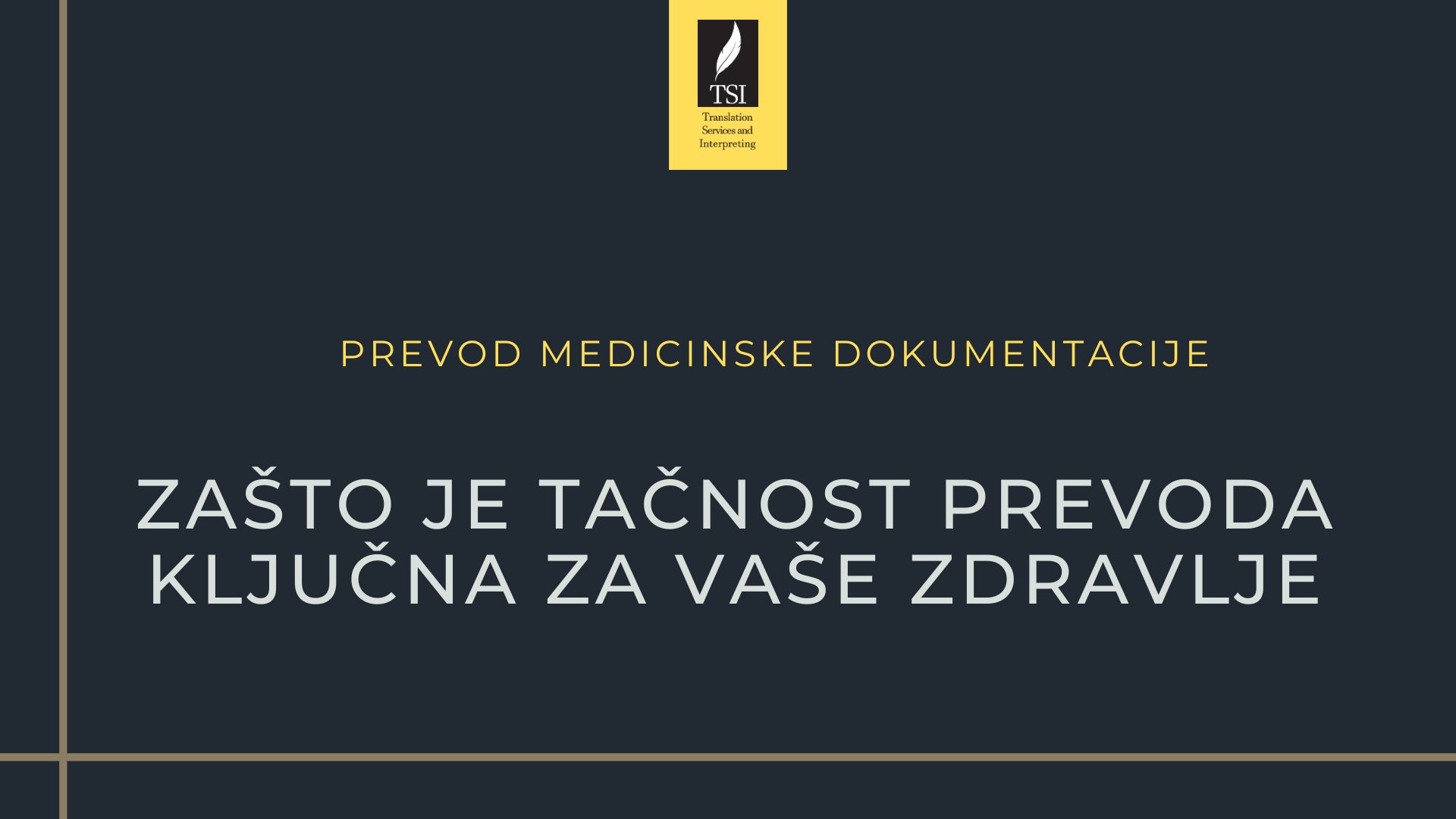 Prevod medicinske dokumentacije: Zašto je tačnost prevoda ključna za vaše zdravlje